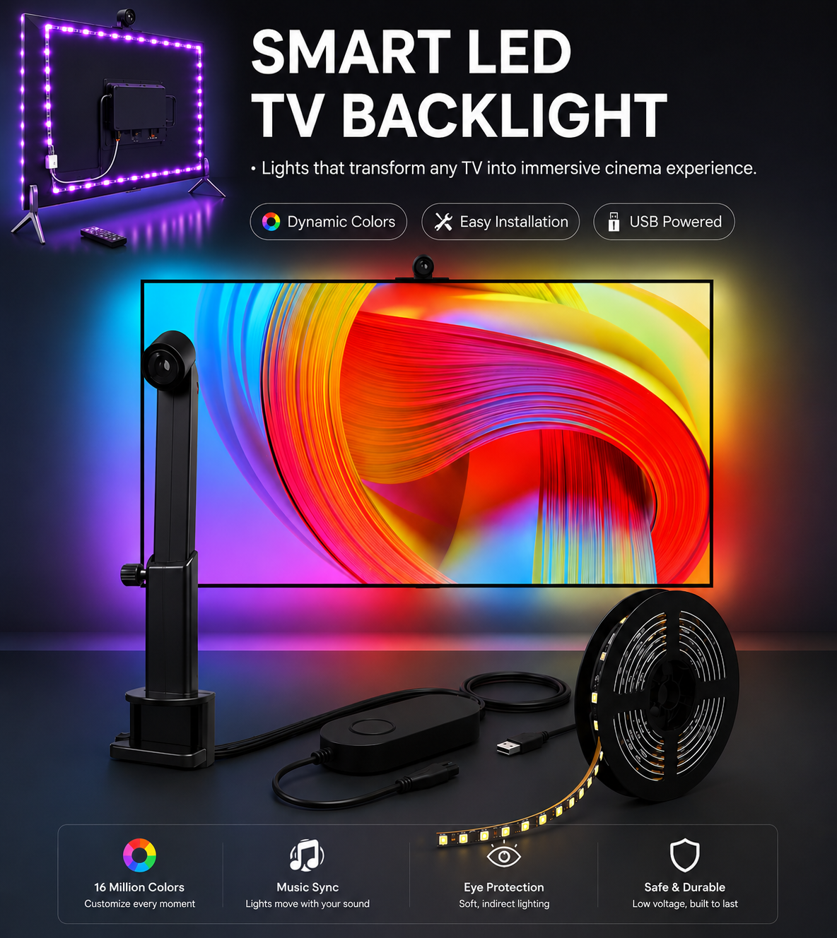 XoraVie Sync™| LED TV Backlight