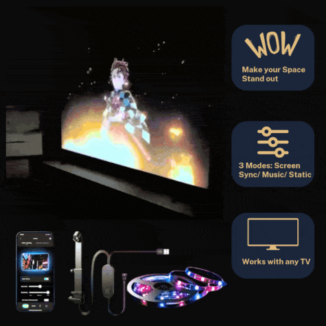 XoraVie Sync™| LED TV Backlight